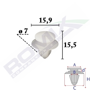 SPINKA LISTEW MITSUBISHI L200, LANCER    MU000573