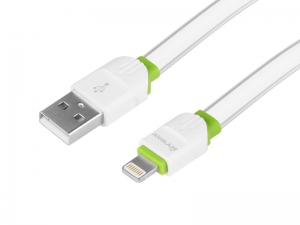 KABEL MYWAY DO ŁADOWANIA I SYNCHRONIZACJI SILIKONOWY OKRĄGŁY 200CM USB - LIGHTNING