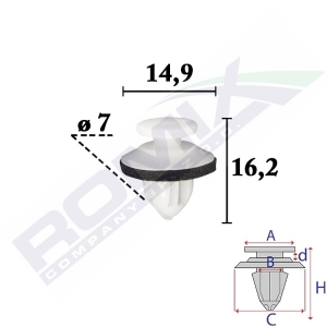 SPINKA LISTEW DRZWI TOYOTA RAV4, C-HR   9046707221