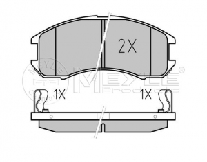 KLOCKI HAMULCOWE PRZÓD - FORD; FORD - USA; MAZDA 626 (GD/GV)