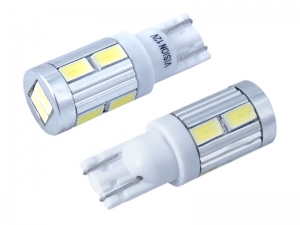 ŻARÓWKA W5W T10 12V SMD LED CANBUS BIAŁA KPL 2SZT