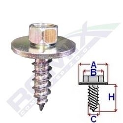 WKRĘT Z PODKŁADKĄ 5,5x19 MM - MERCEDES