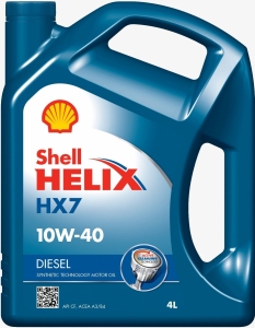 SHELL HELIX HX7 10W-40 4L