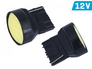 ŻARÓWKA W21W  T20d  12V  1* COB LED CANBUS BIAŁA KPL 2 SZT.