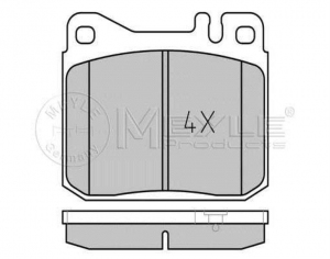 KLOCKI HAMULCOWE PRZÓD  MERCEDES  W123 200-300D/TD 76- BEZ CZUJNIKÓW