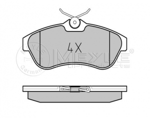 KLOCKI HAMULCOWE PRZÓD - CITROEN C2, C3