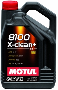 OLEJ MOTUL 5W30 5L  8100 X-CLEAN+ SPEŁNIAJĄCY NORMY LL-04 ; 229.51 ; C30 ; 504 00 ; 507 00