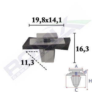 SPINKA BLENDY KLAPY BAGAŻNIKA KIA 873822W000