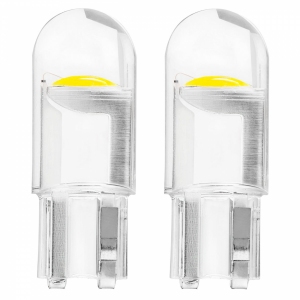 ŻARÓWKI LED STANDARD T10 W5W COB HPC 12V BIAŁE 2 SZT. KPL