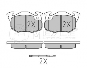 KLOCKI HAMULCOWE PRZÓD - PEUGEOT 205, 305 II, 309, 405 I + II; RENAULT 11, 18