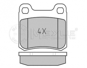 KLOCKI HAMULCOWE TYŁ MERCEDES  DB  W124/201