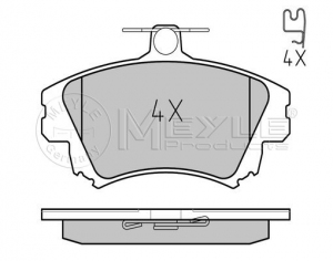 KLOCKI HAMULCOWE PRZÓD - VOLVO S40, V40