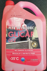 PŁYN DO CHŁODNIC GLICAR 5L RÓŻOWY G12