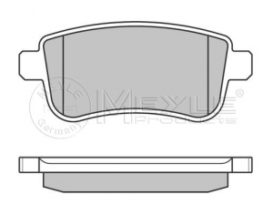 KLOCKI HAMULCOWE TYŁ - RENAULT FLUENCE, MEGANE, SCENIC