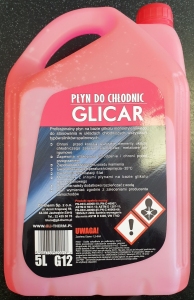 PŁYN DO CHŁODNIC GLICAR 5L RÓŻOWY G12