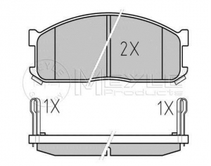 KLOCKI HAMULCOWE PRZÓD MAZDA E2000/E2200 91-97