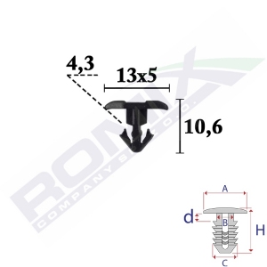 SPINKA USZCZELKI POKRYWY SILNIKA LEXUS  6548760010