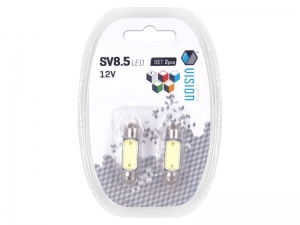 ŻARÓWKA C5W SV8.5 12V 36MM SMD LED CANBUS BIAŁA KPL 2SZT