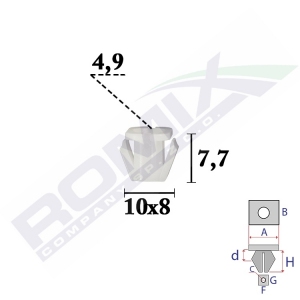 SPINKA LISTEW PROGOWYCH HYUNDAI SONATA   877153V000  LISTWY PROGOWE ZEWNĘTRZNE