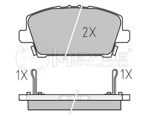 KLOCKI HAMULCOWE PRZÓD - HONDA CIVIC 7