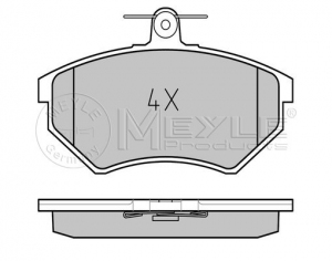 KLOCKI HAMULCOWE PRZÓD - SEAT IBIZA II / III, INCA, TOLEDO; VW GOLF II GTI, PASSAT, CORRADO